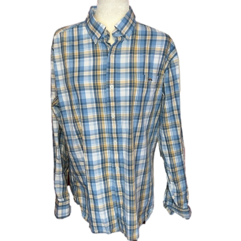 Fish Hippie Solace Cotton Long Sleeve Button Shirt L